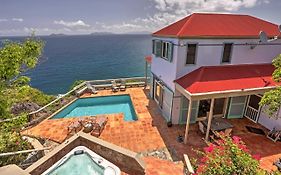 St Thomas Cliffside Villa With Pool And Hot Tub!